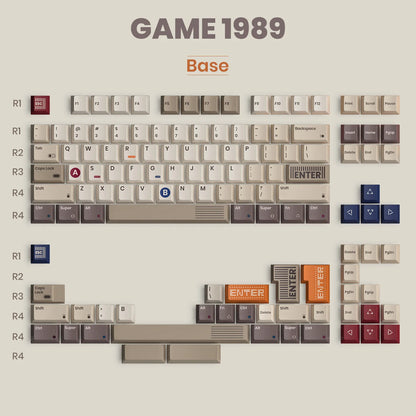 TUT Game 1989 復古熱昇華鍵帽