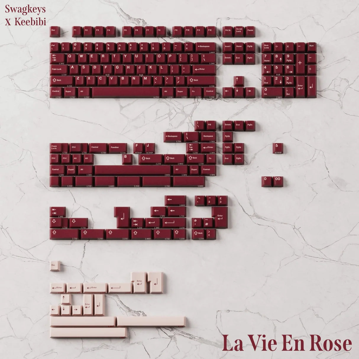 SW 鍵帽 La Vie en Rose R2